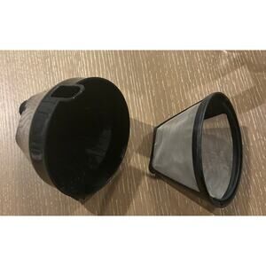 Cuisinart DCC-3650 12-Cup Coffee Maker Mesh Filter Basket Replacement Part Black